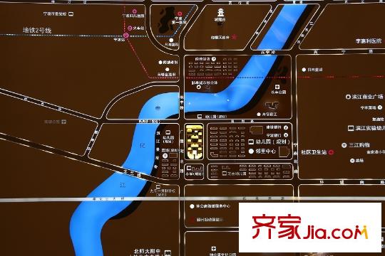 萬科江灣府區(qū)位規(guī)劃圖