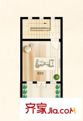 格蘭春晨三期12A戶型三層 6室5廳5衛(wèi)1廚