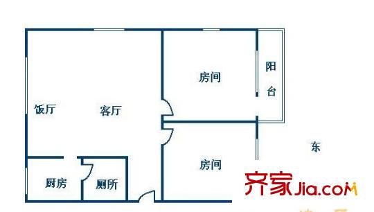 荷池新村戶型圖兩室戶型圖 