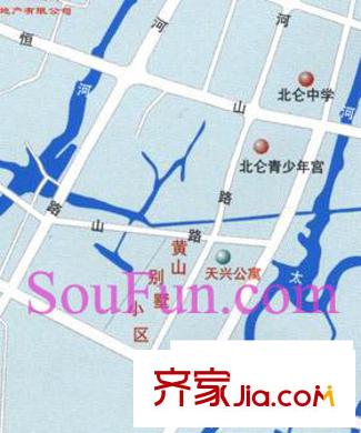 天興公寓交通圖