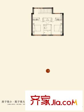 世外?梧桐溫泉度假村D3戶型 二層 4室2廳2衛(wèi)