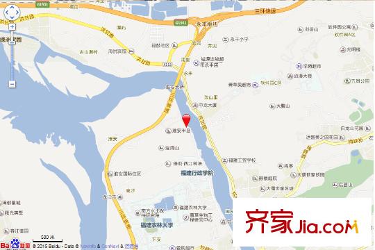 金輝淮安國際住區(qū)交通坐標(biāo)圖