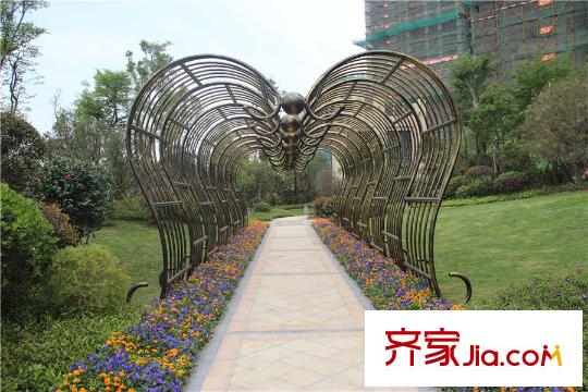 中發(fā)?印象外灘售樓部旁邊公園