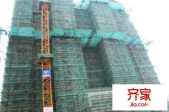 陽光城金融街官邸15號樓背面實拍（2015-11-3）