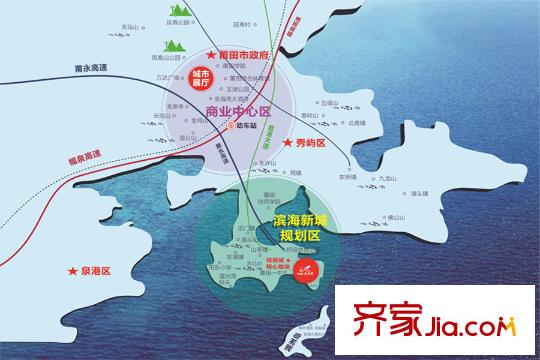碧桂園?浪琴灣區(qū)位圖