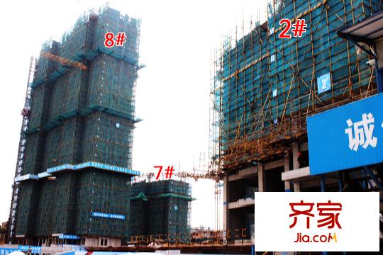 旗山領(lǐng)秀2、7、8號(hào)樓進(jìn)度圖（2015-09）
