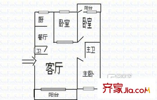 樂升小區(qū) 戶型圖