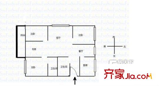 錦江花園一區(qū) 戶型圖