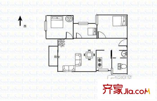 魁岐佳園 戶型圖