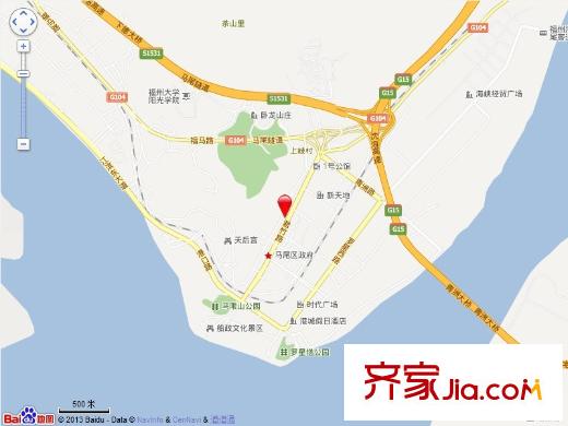 君山花園交通圖