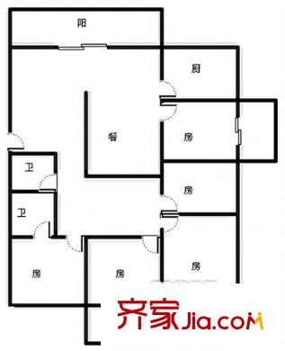 鶴林景秀園 5室戶型圖