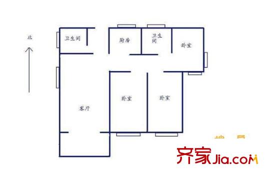 華林路檢察官單位宿舍 戶型圖