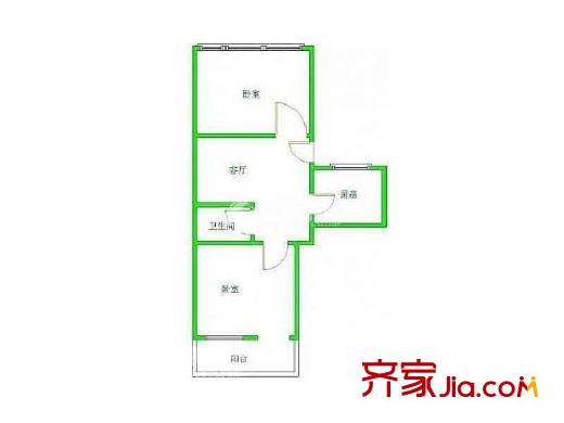 橫巷新村 戶型圖