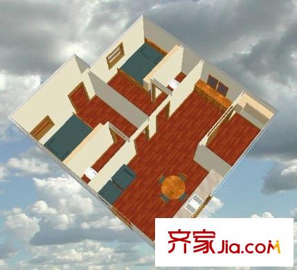 公安局福新路宿舍戶型圖市公安局宿舍 3室戶型圖 3室2廳2衛(wèi)1廚