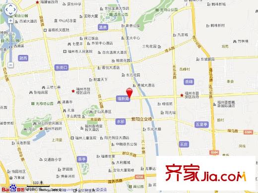公安局福新路宿舍交通圖