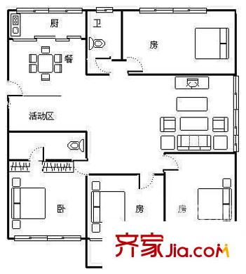 古田路單位宿舍 戶型圖
