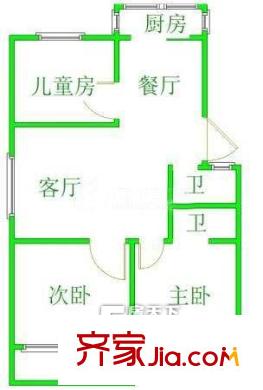 公路公司宿舍 戶型圖
