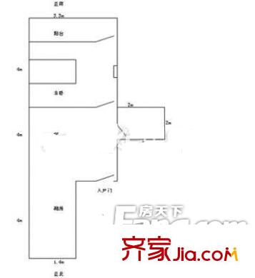 福祥社區(qū) 1室戶型圖