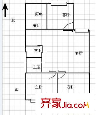 豐洲園 3室 戶型圖