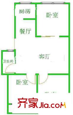 福興樓 3室 戶型圖