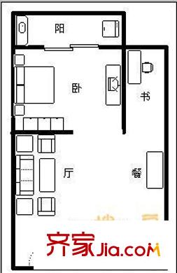  福馬路茶廠宿舍 2室 戶型圖