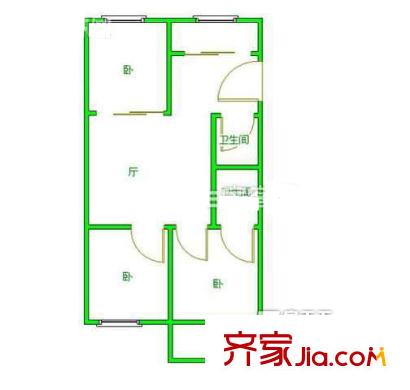 福中新村 2室戶型圖