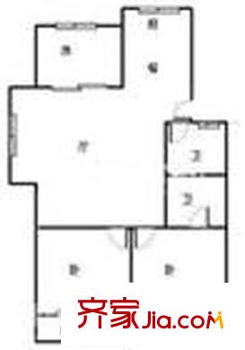 鳳坂新村 2室戶型圖