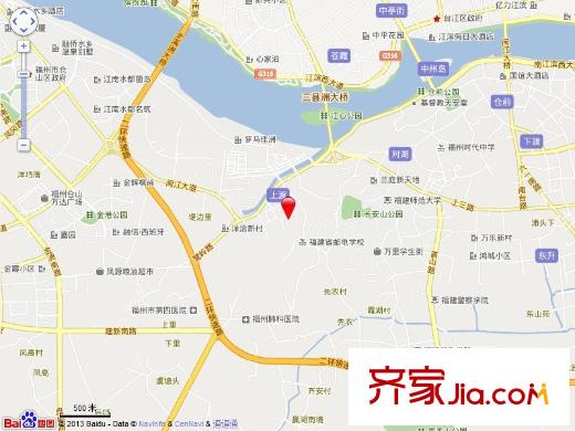 福日單位宿舍交通圖
