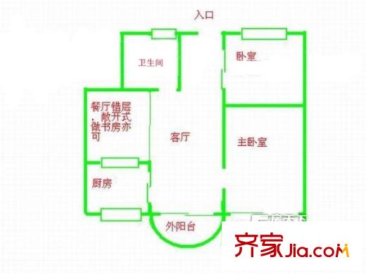 東方嘉景 戶型圖