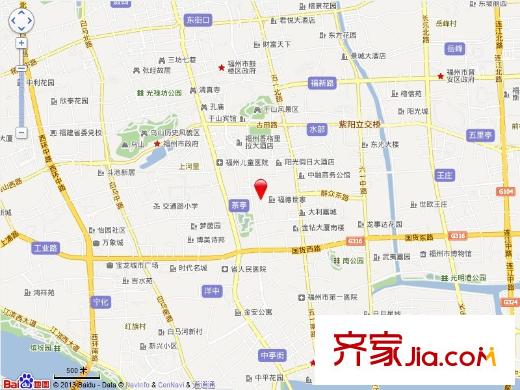 帝登花園交通圖