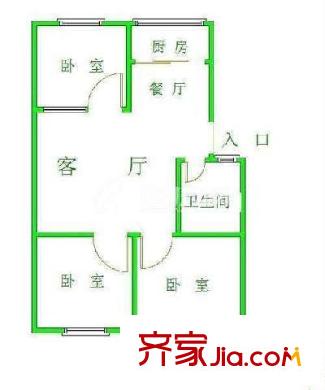 蒼霞新城嘉興苑戶型圖戶型圖5 