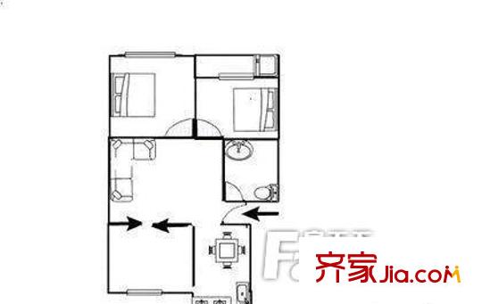 蒼霞新城嘉興苑戶型圖戶型圖1 