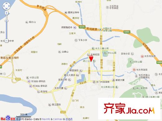 濱江花園(長樂)交通圖