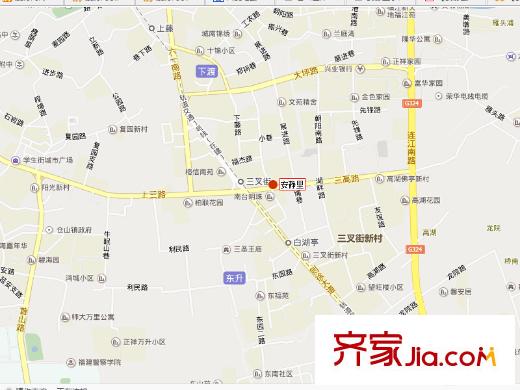 安靜里小區(qū)交通圖
