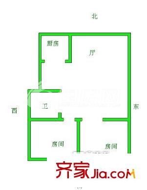  萬(wàn)春一區(qū) 2室戶(hù)型圖