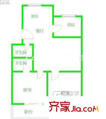鑫亭新苑 3室戶型圖