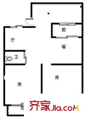 象園升興公寓 2室 戶型圖