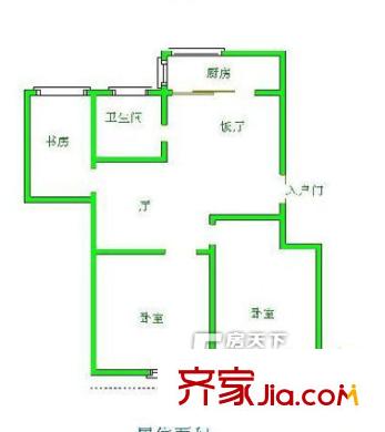 祥安花園 3室戶型圖