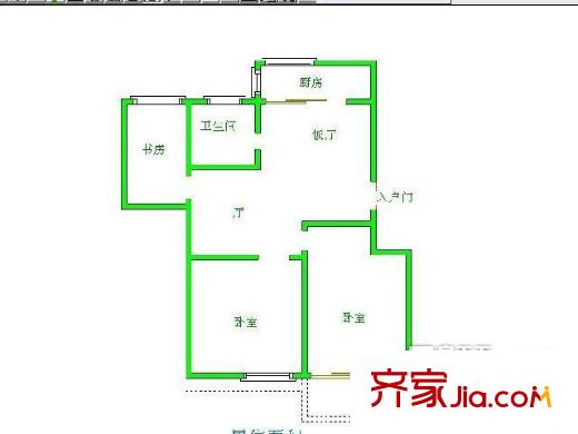 祥安花園 3室戶型圖
