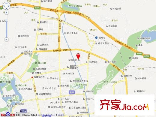 祥業(yè)花園交通圖