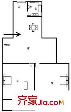 省電信單位宿舍 戶型圖