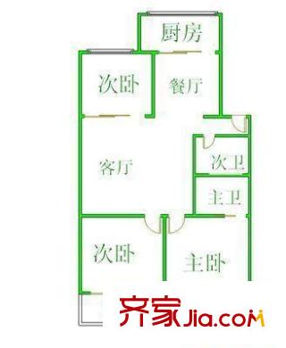 省電信單位宿舍 戶型圖