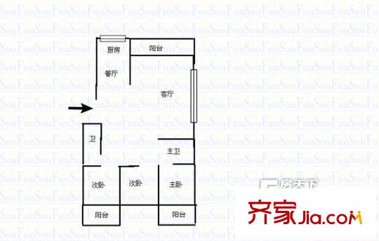 實達皇冠 戶型圖