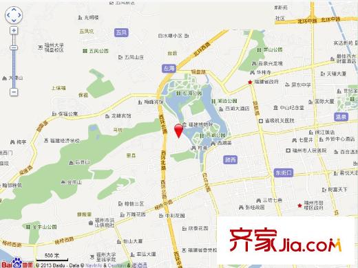 雙安花園交通圖