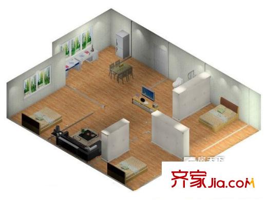 省機(jī)械設(shè)計(jì)院?jiǎn)挝凰奚?戶型圖