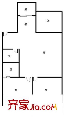 雙豐新村 3室 戶型圖