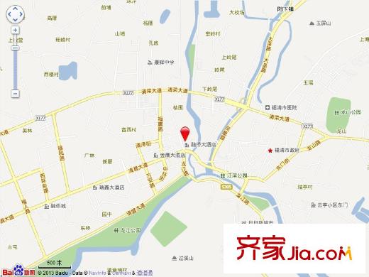 融僑花園一區(qū)交通圖