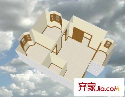 融山花園 2室 戶型圖
