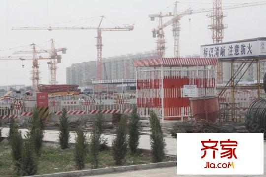 中国铁建通瑞嘉苑施工现场2015.06