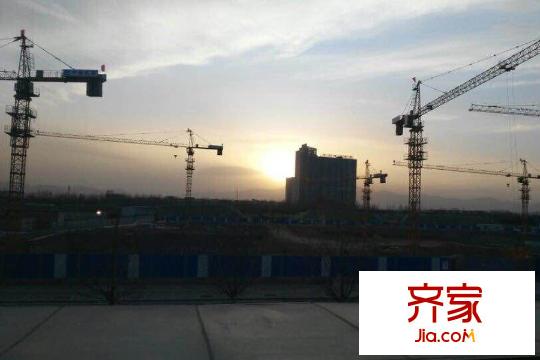 领秀慧谷施工进度图201503